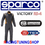 TUTA SPARCO VICTORY RS-4 GRIG. SILV. OMOLOG.FIA 8856-2000 CON OLOGRAMMA FIA VALIDA FINO AL 31/12/2028